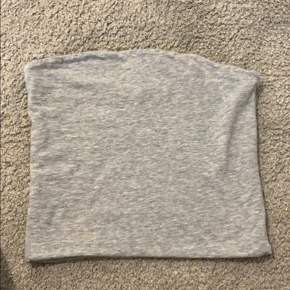 Grey tube top